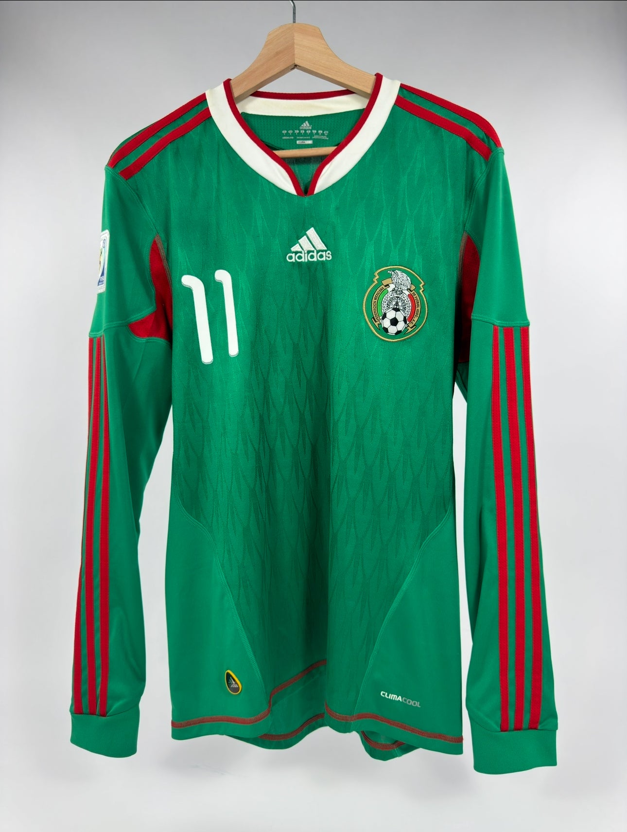 2010 ADIDAS MEXICO HOME JERSEY CARLOS VELA 11-(S)