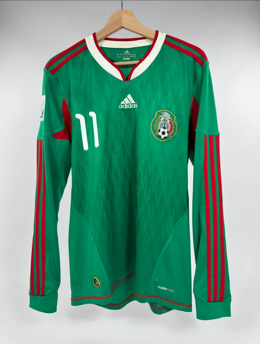 2010 ADIDAS MEXICO HOME JERSEY CARLOS VELA 11-(S)