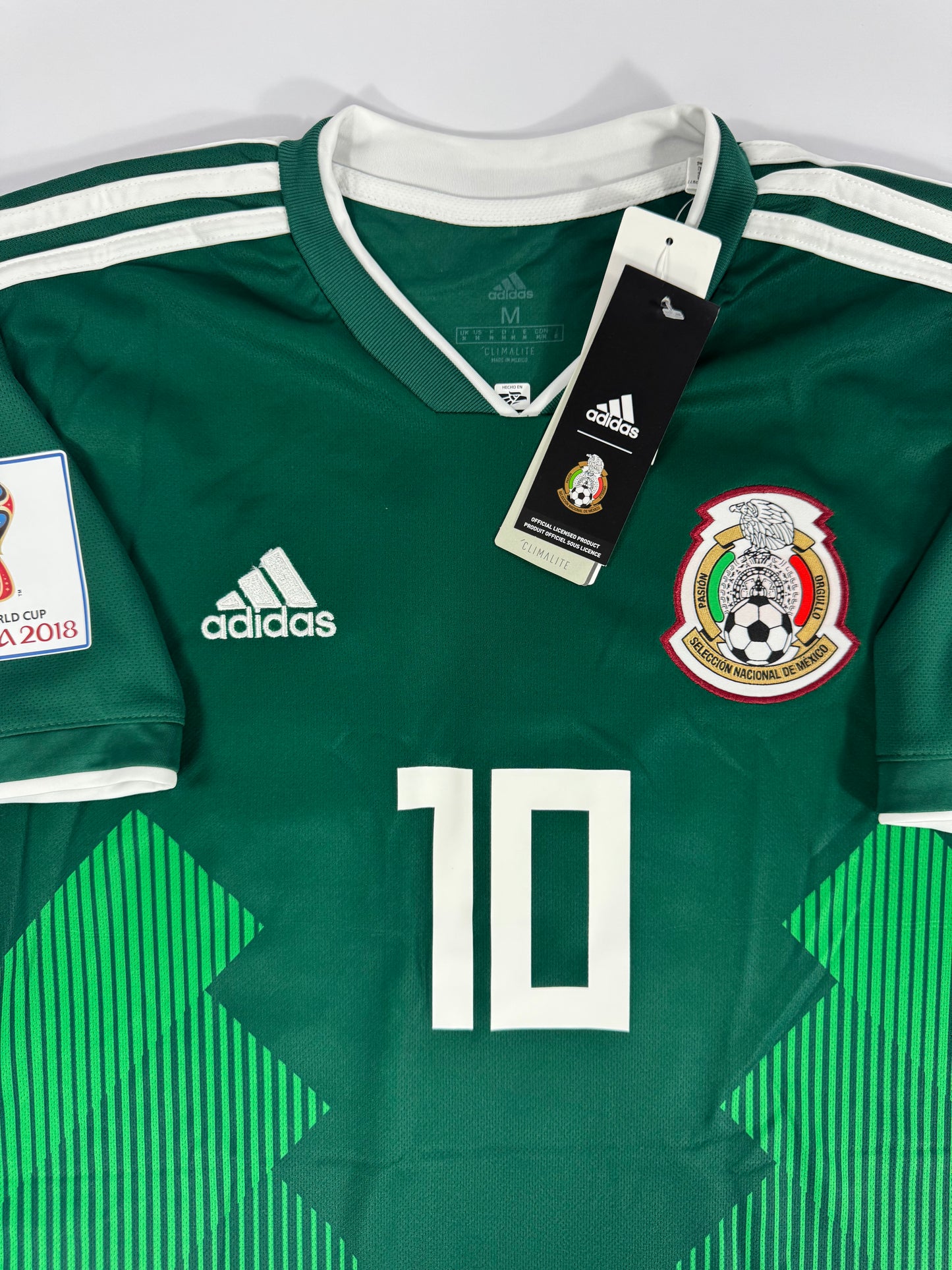 2018 ADIDAS MEXICO HOME JERSEY GIO DOS SANTOS 10 NEW WITH TAGS (M)