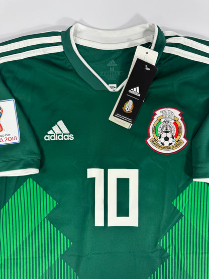 2018 ADIDAS MEXICO HOME JERSEY GIO DOS SANTOS 10 NEW WITH TAGS (M)