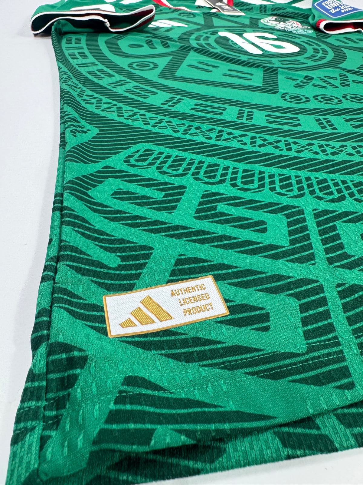 2026 ADIDAS MEXICO HOME JERSEY JULIÁN QUIÑONES 16 AUTHENTIC PLAYER VERSION (L)