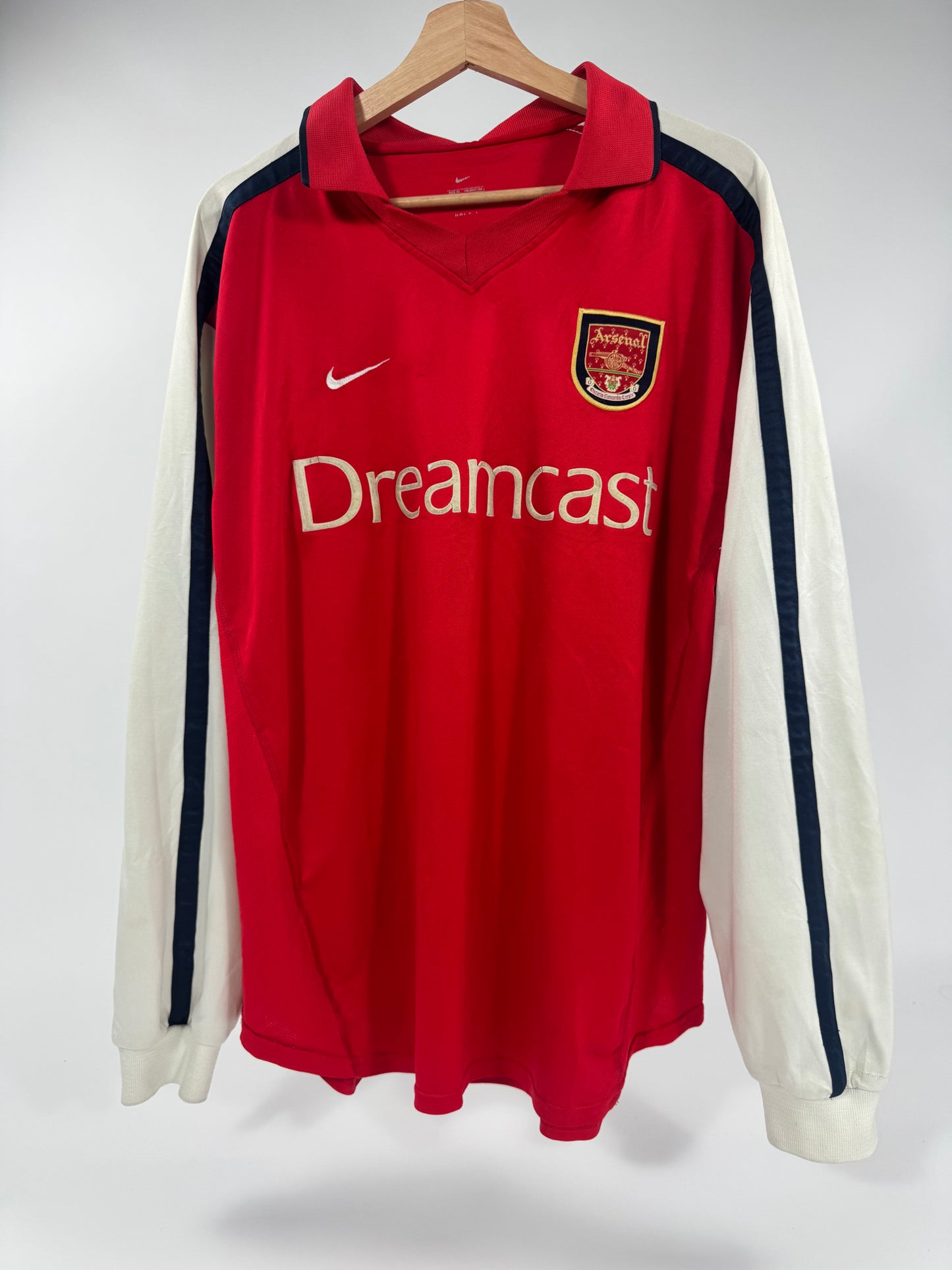 2000 NIKE ARSENAL HOME JERSEY LONG SLEEVE HENRY 14 (XL)