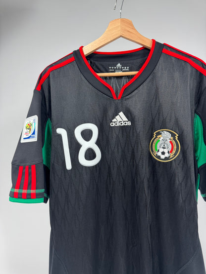 2010 ADIDAS MEXICO AWAY JERSEY ANDRES GUARDADO 18 (L)