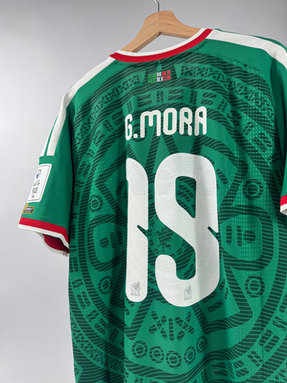 2026 ADIDAS MEXICO WORLD CUP HOME GILBERTO MORA 19 (XL) PLAYER VERSION