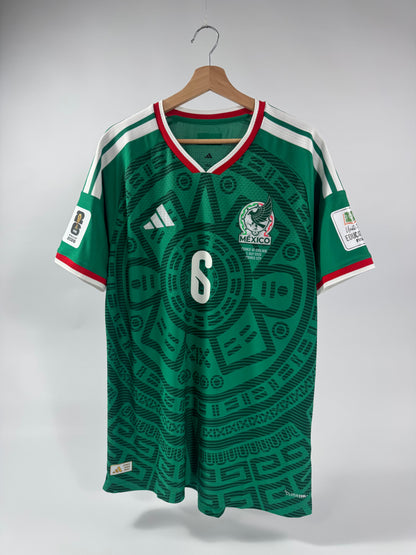 2026 ADIDAS MEXICO HOME AUTHENTIC JERSEY NEW WITH TAGS ERIK LIRA 6 (L)