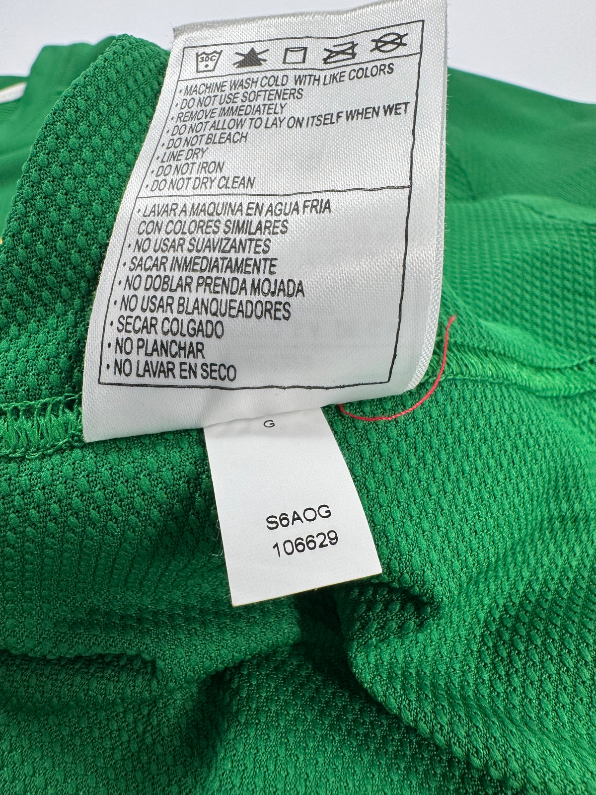2006 NIKE MEXICO TRANING JERSEY UTILERIA TEAM ISSUE (L)
