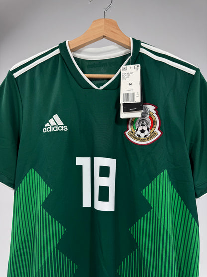 2018 ADIDAS MEXICO HOME JERSEY NEW WITH TAGS ANDRES GUARDADO 18 (XL)