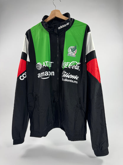 2026 ADIDAS MEXICO UTILERIA TRAVEL JACKET (M) TEAM ISSUE NOT SOLD TO PUBLIC