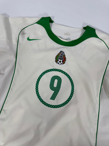 2004/05 NIKE T90 MEXICO AWAY JERSEY BORGETTI 9 (L)
