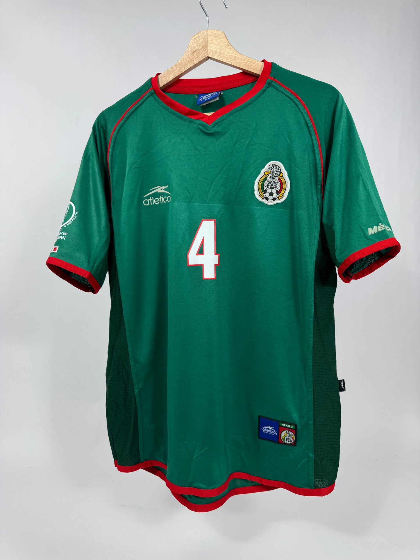 2002 ATLETICA MEXICO HOME JERSEY RAFA MARQUEZ 4 (M)