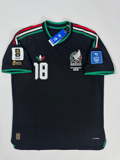 2026 ADIDAS MEXICO THIRD JERSEY AUTHENTIC PLAYER VERSION OBED VARGAS 18 (XL) NEW WITH TAGS