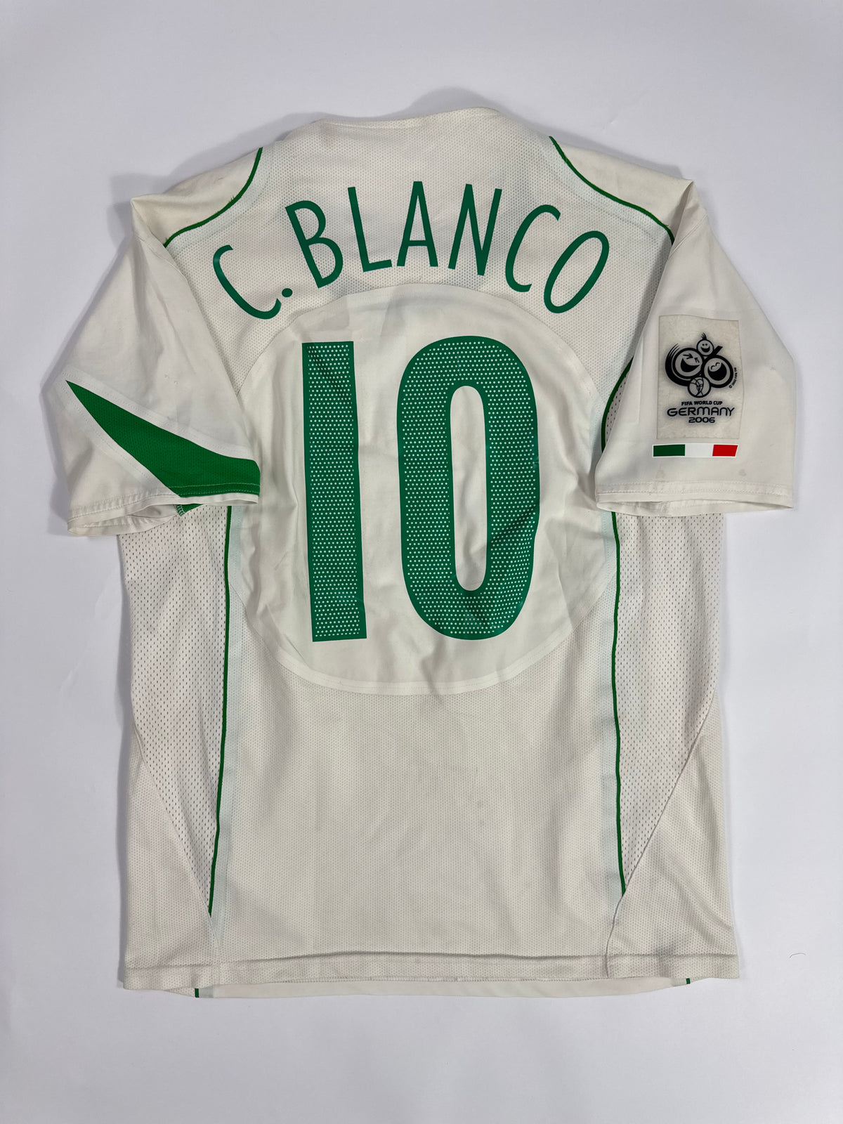 2004/05 NIKE T90 MEXICO AWAY JERSEY CUAUHTÉMOC BLANCO 10 (M) PLAYER ISSUE