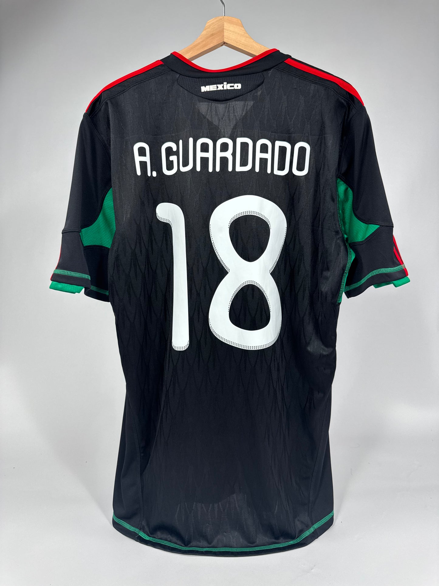 2010 ADIDAS MEXICO AWAY JERSEY ANDRES GUARDADO 18 (L)
