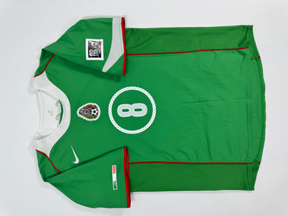 2004/05 NIKE T90 MEXICO HOME JERSEY GIO DOS SANTOS 8 (L)