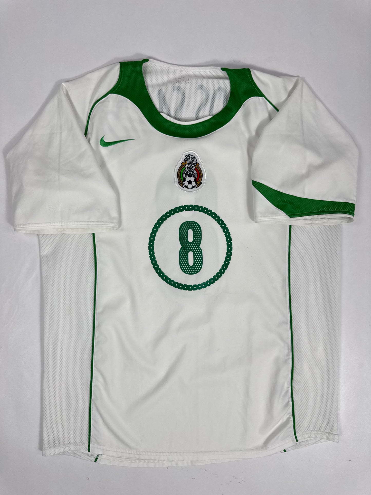 2004/05 NIKE T90 MEXICO AWAY JERSEY GIO DOS SANTOS 8 (M)