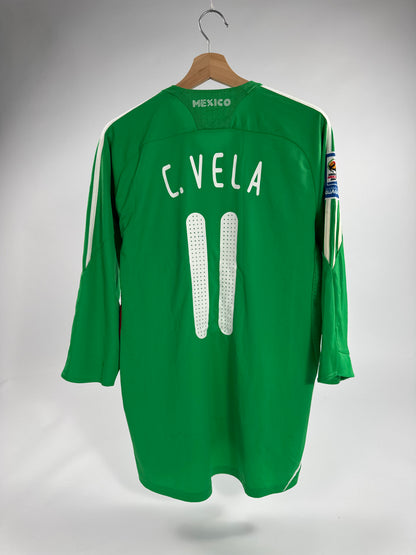 2009 ADIDAS MEXICO HOME JERSEY CARLOS VELA 11 (L)