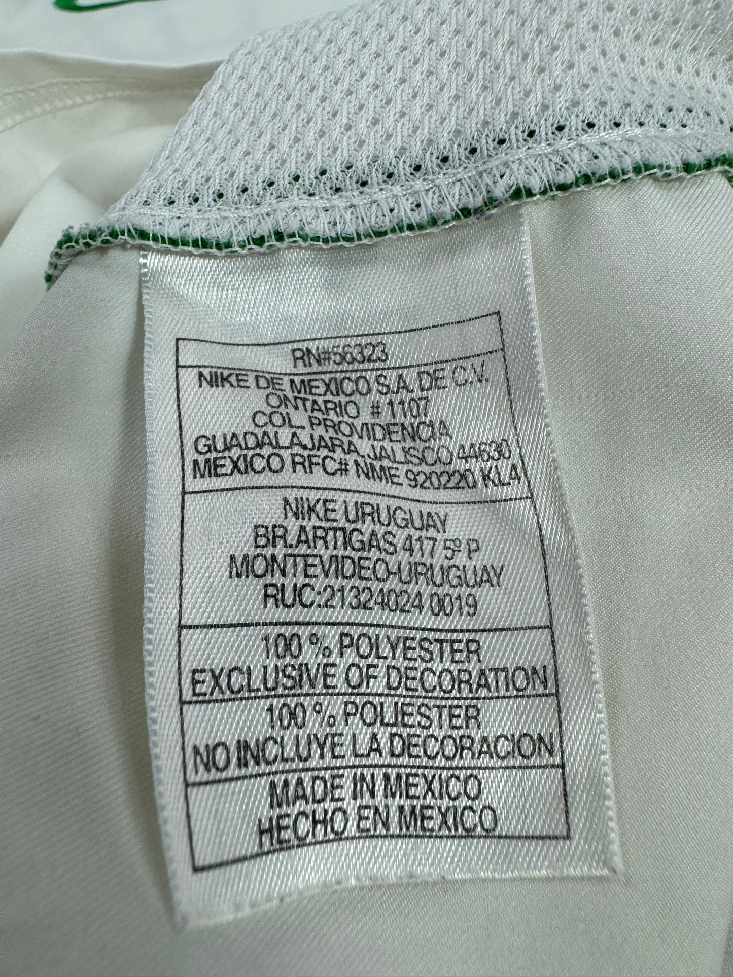 2004/05 NIKE T90 MEXICO AWAY JERSEY BORGETTI 9 (L)