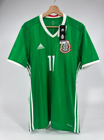 2016/17 ADIDAS MEXICO HOME JERSEY NEW WITH TAGS CARLOS VELA 11 (L)