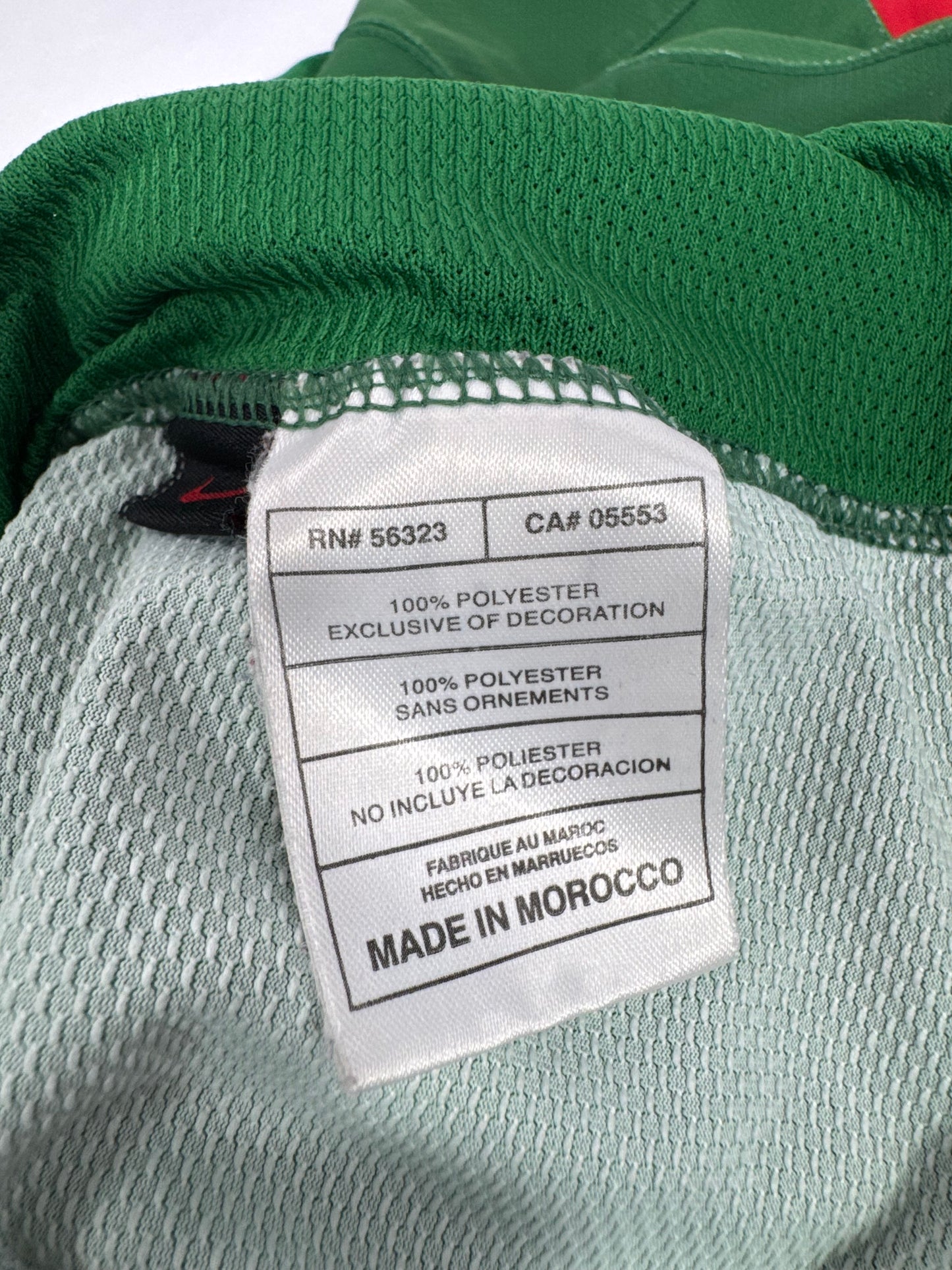 2006 NIKE MEXICO HOME JERSEY BORGETTI 9-(M)