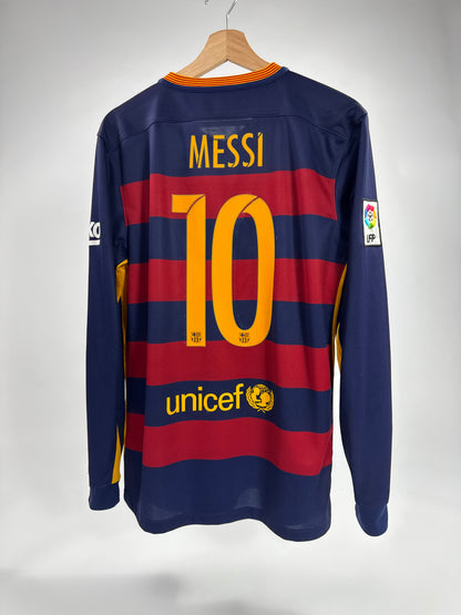2015/16 NIKE FC BARCELONA LONG SLEEVE MESSI 10 (S)