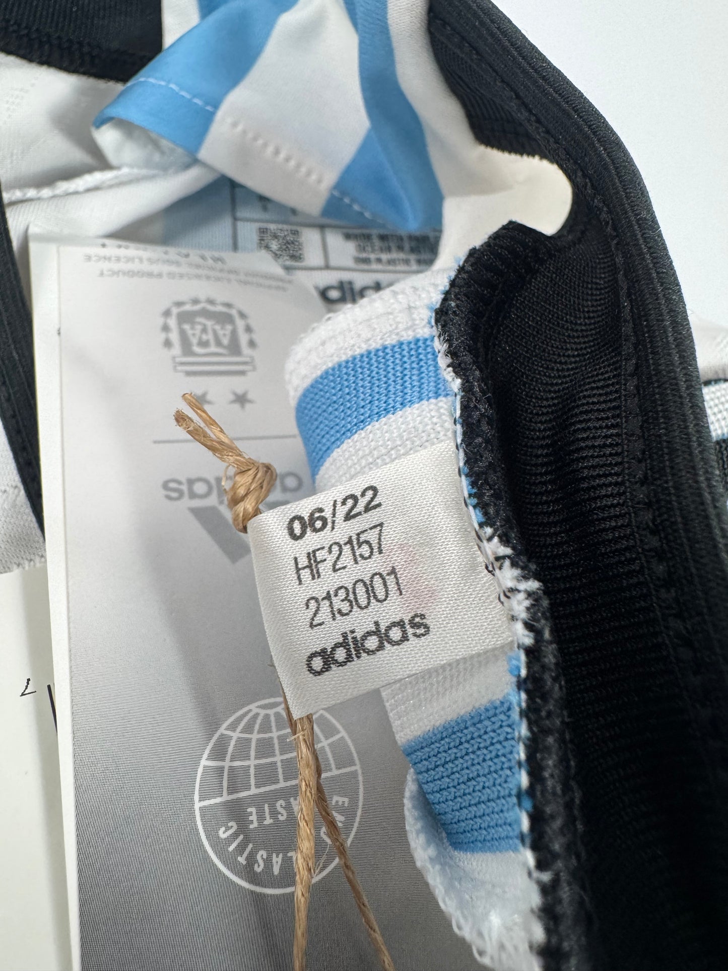 2022 ADIDAS ARGENTINA AUTHENTIC PLAYER VERSION HOME JERSEY MESSI 10 NEW WITH TAGS (L)