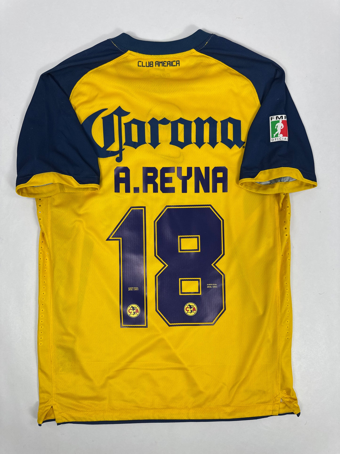 2010/11 NIKE CLUB AMERICA JERSEY (M) ANGEL REYNA 18-UTILERIA (PLAYER ISSUE)