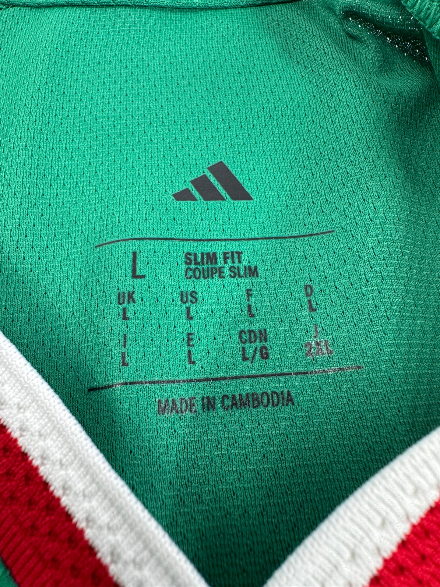 2026 ADIDAS MEXICO HOME JERSEY JULIÁN QUIÑONES 16 AUTHENTIC PLAYER VERSION (L)