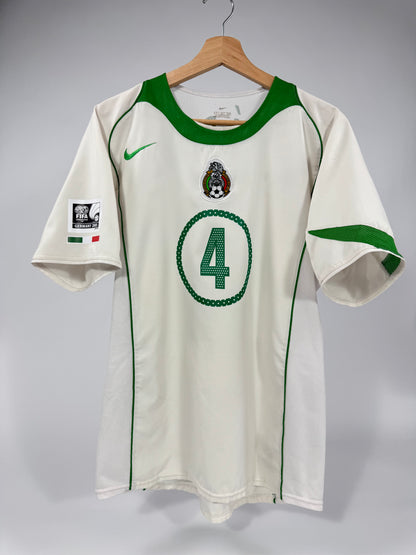 2004/05 NIKE T90 MEXICO AWAY JERSEY RAFA MARQUEZ 4 (M)