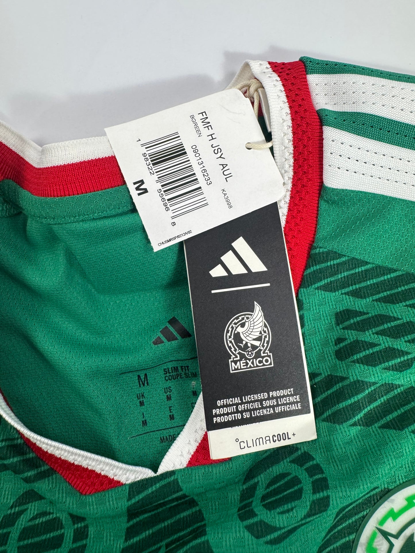 2026 ADIDAS MEXICO WORLD CUP HOME JERSEY LONG SLEEVE BRIAN GUTIERREZ 26 (M)