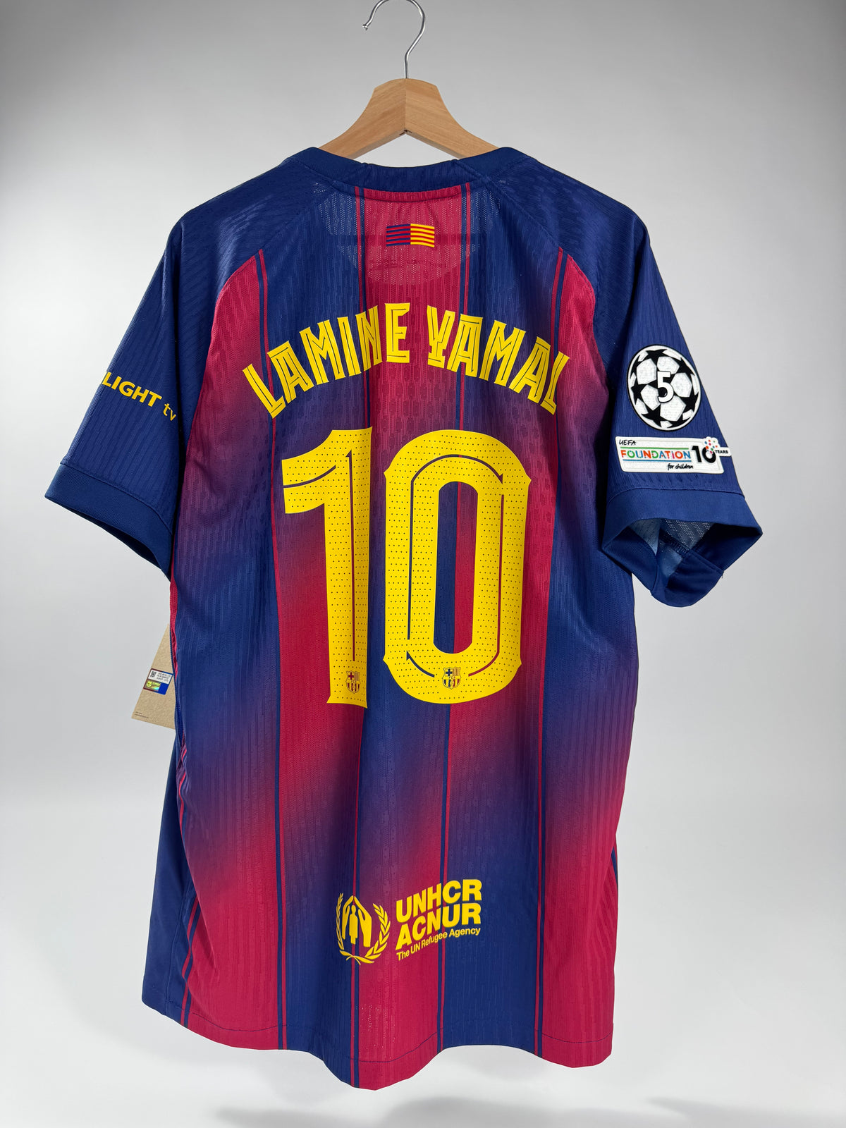 25/26 NIKE FC BARCELONA AUTHENTIC HOME JERSEY LAMINE YAMAL 10 NEW WITH TAGS
