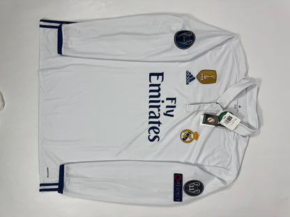 2017 ADIDAS REAL MADRID HOME JERSEY LONG SLEEVE RONALDO 7 NEW WITH TAGS (XXL)