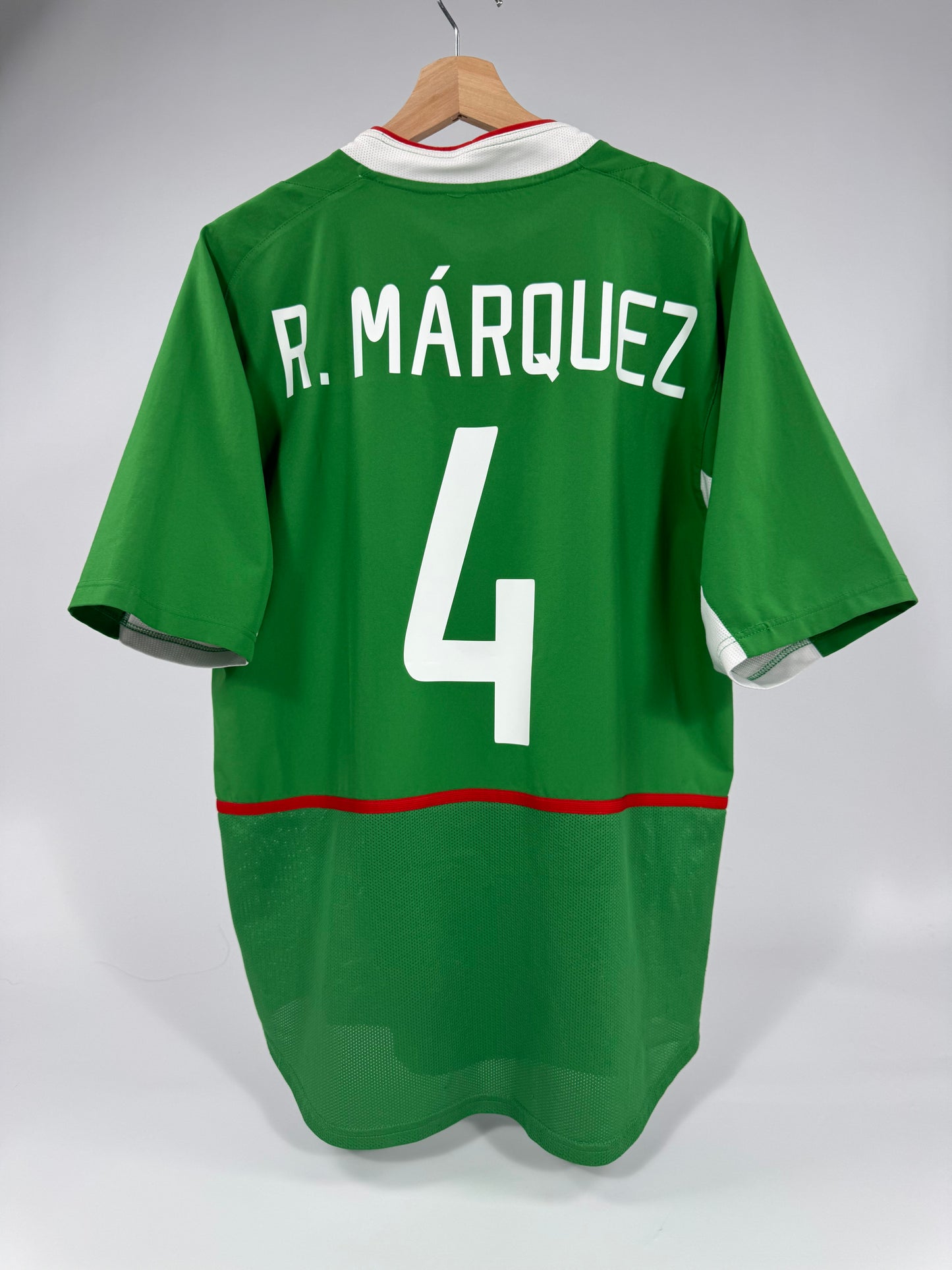 2003 NIKE MEXICO HOME JERSEY MARQUEZ 4 (L)