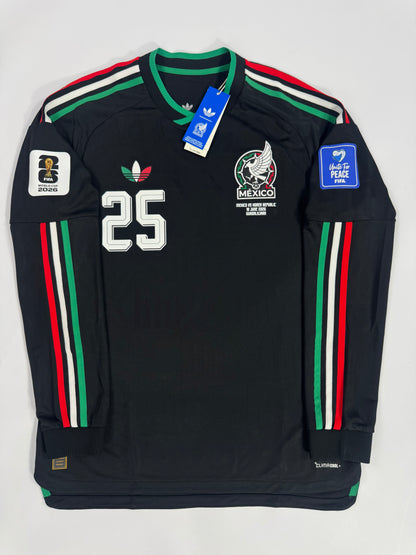 2026 ADIDAS MEXICO THIRD JERSEY AUTHENTIC PLAYER VERSION LONG SLEEVE ROBERTO ALVARADO 25 (L) NEW WITH TAGS