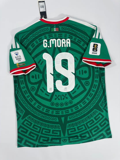 2026 ADIDAS MEXICO WORLD CUP HOME GILBERTO MORA 19 (XL) PLAYER VERSION