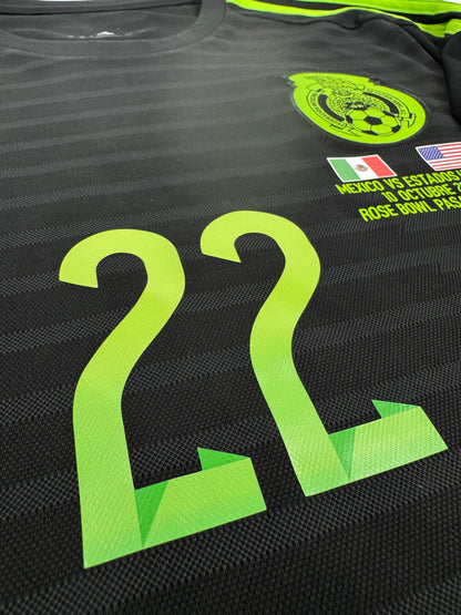 2015 ADIDAS MEXICO HOME JERSEY PAUL AGUILAR 22 (L)