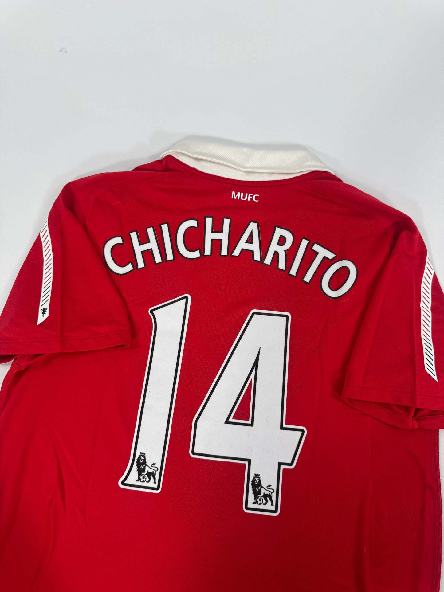2010 NIKE MANCHESTER UNITED HOME JERSEY CHICHARITO 14 (L)