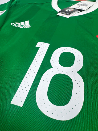 2016/17 ADIDAS MEXICO HOME JERSEY NEW WITH TAGS ANDRES GUARDADO 18 (L)
