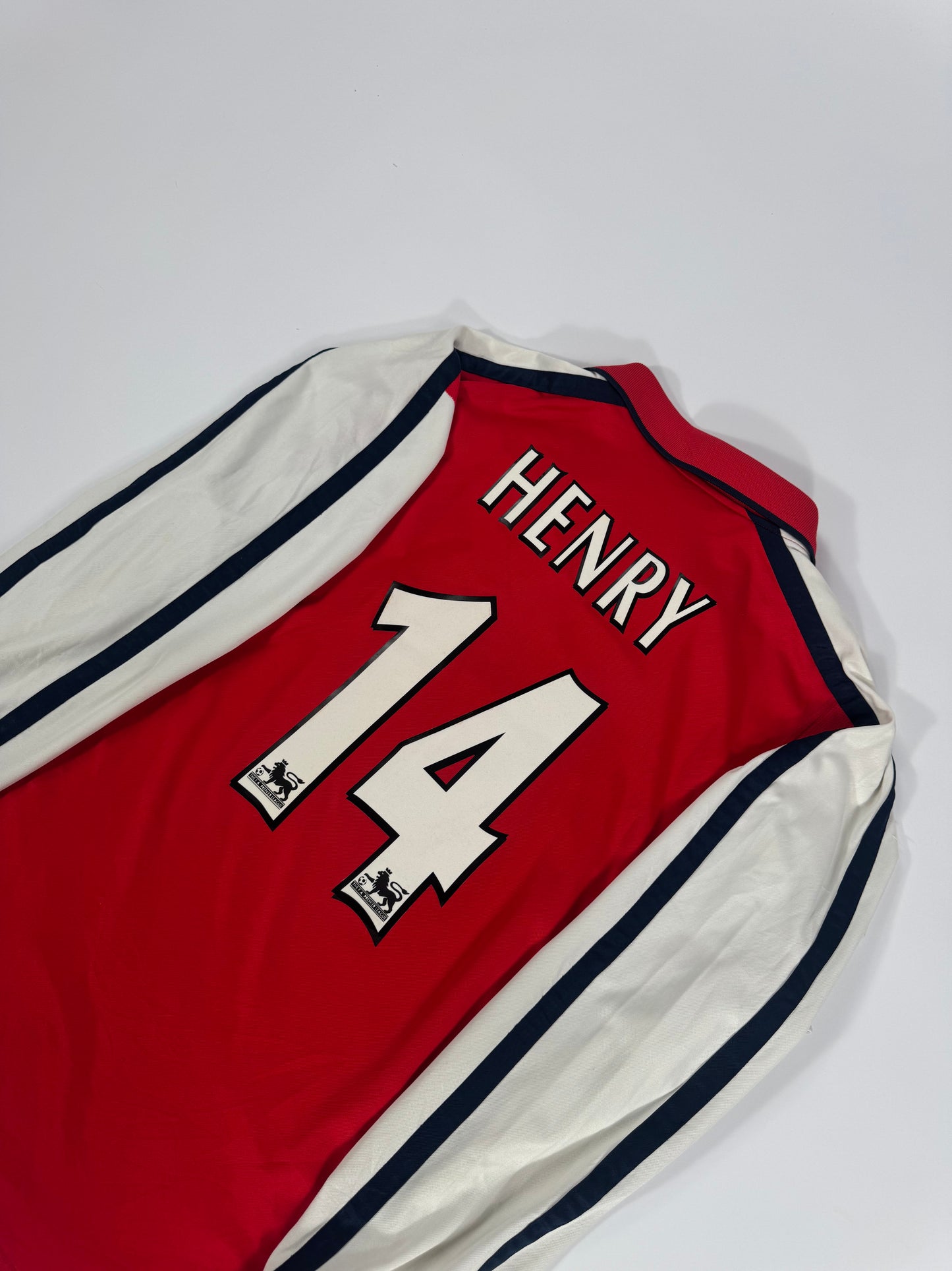 2000 NIKE ARSENAL HOME JERSEY LONG SLEEVE HENRY 14 (XL)