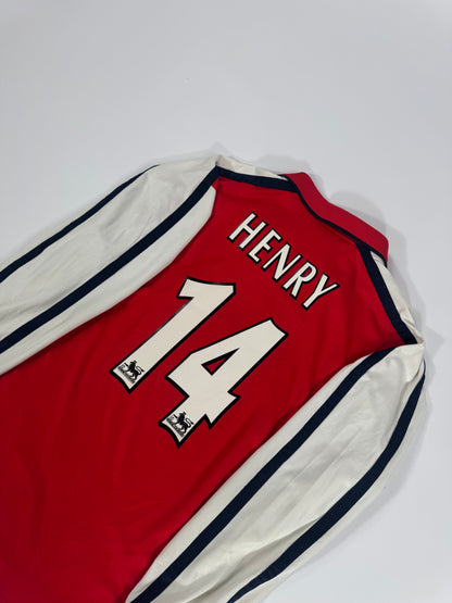 2000 NIKE ARSENAL HOME JERSEY LONG SLEEVE HENRY 14 (XL)