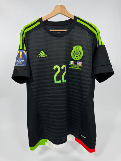 2015 ADIDAS MEXICO HOME JERSEY PAUL AGUILAR 22 (L)