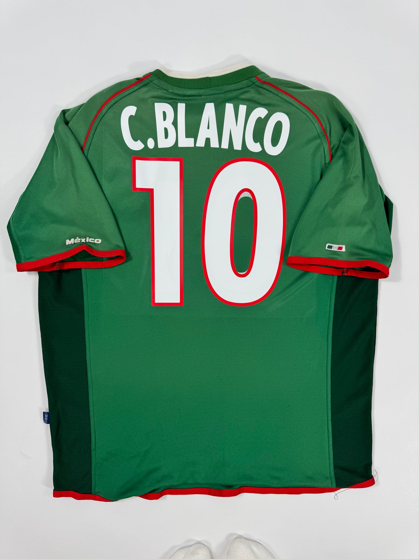 2001 ATLETICA MEXICO HOME JERSEY CUAUHTÉMOC BLANCO 10 (XXL)