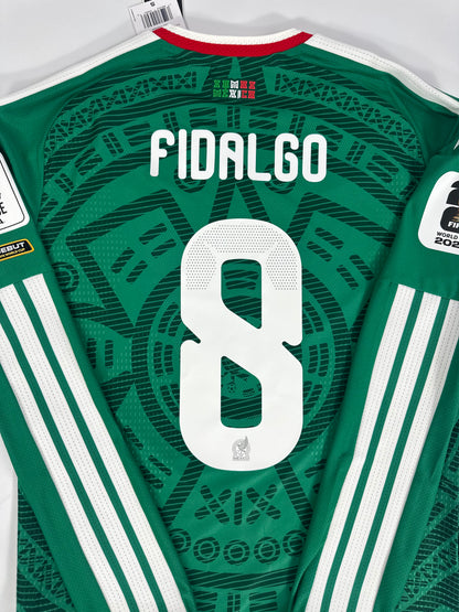 2026 ADIDAS MEXICO HOME JERSEY AUTHENTIC LONG SLEEVE PLAYER VERSION NEW WITH TAGS FIDALGO 8 (S)