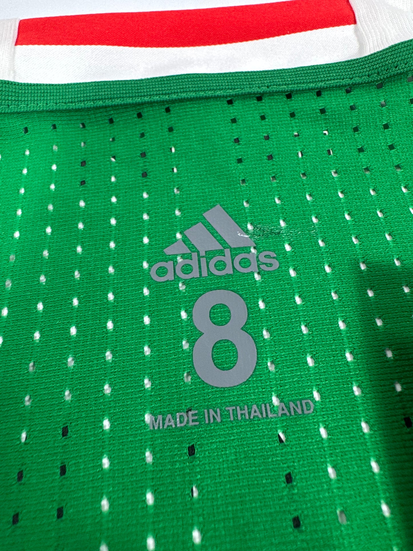 2017 ADIDAS MEXICO HOME JERSEY ADIZERO PLAYER ISSUE GIO DOS SANTOS SIZE 8 (L)