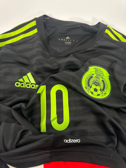2015 MEXICO HOME JERSEY GIO DOS SANTOS ADIZERO PLAYER ISSUE SIZE 8(L)