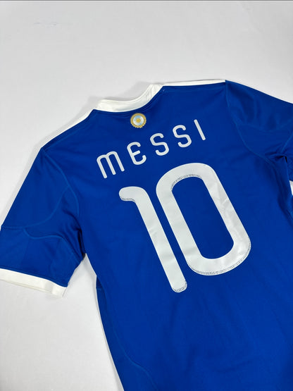 2010 ADIDAS ARGENTINA AWAY JERSEY MESSI 10-(M)
