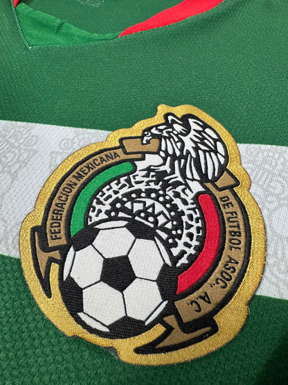 2006 NIKE MEXICO HOME JERSEY BORGETTI 9-(M)