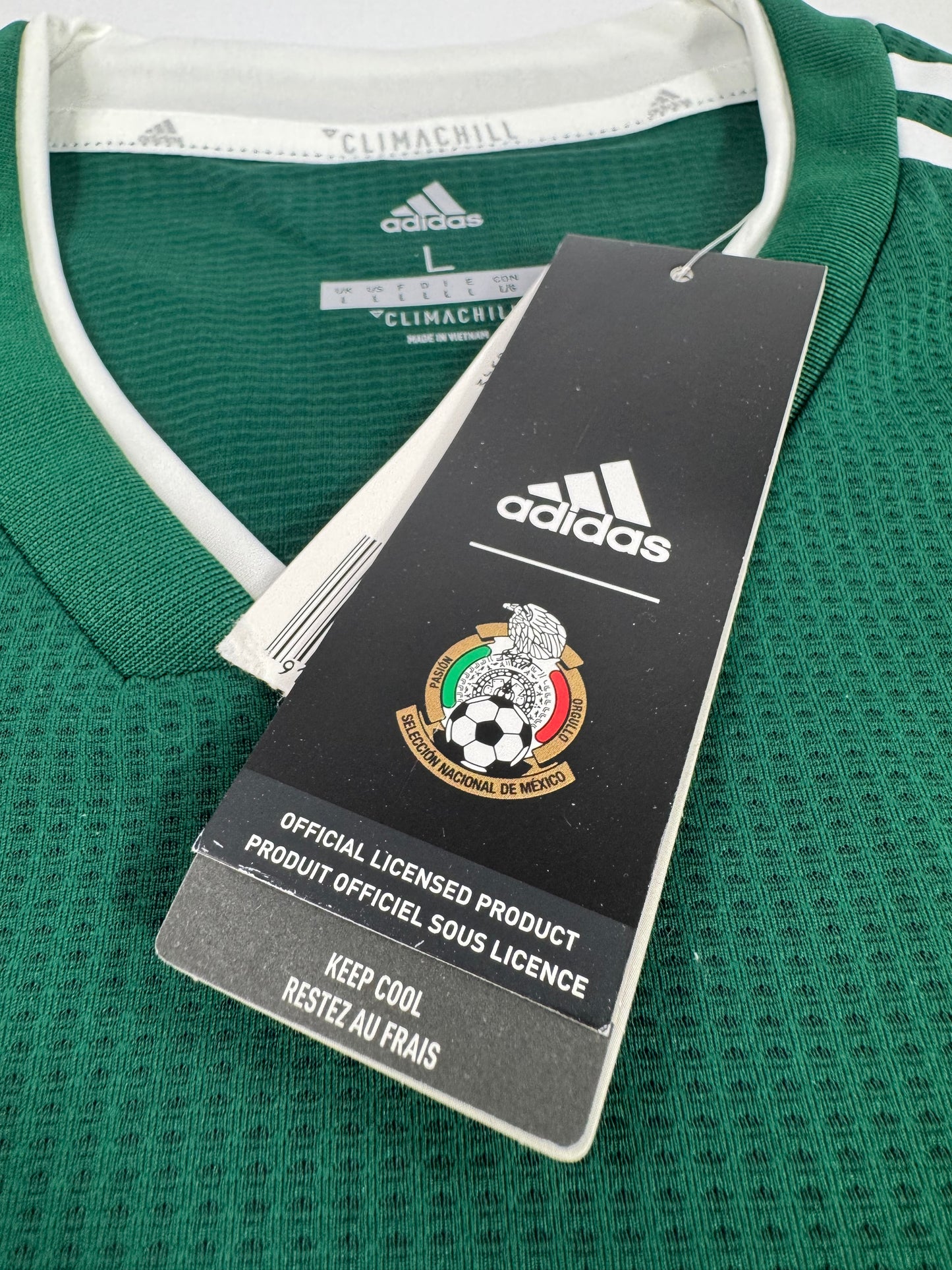 2018 ADIDAS MEXICO HOME JERSEY GIO DOS SANTOS 10 NEW WITH TAGS (L)  PLAYER VERSION