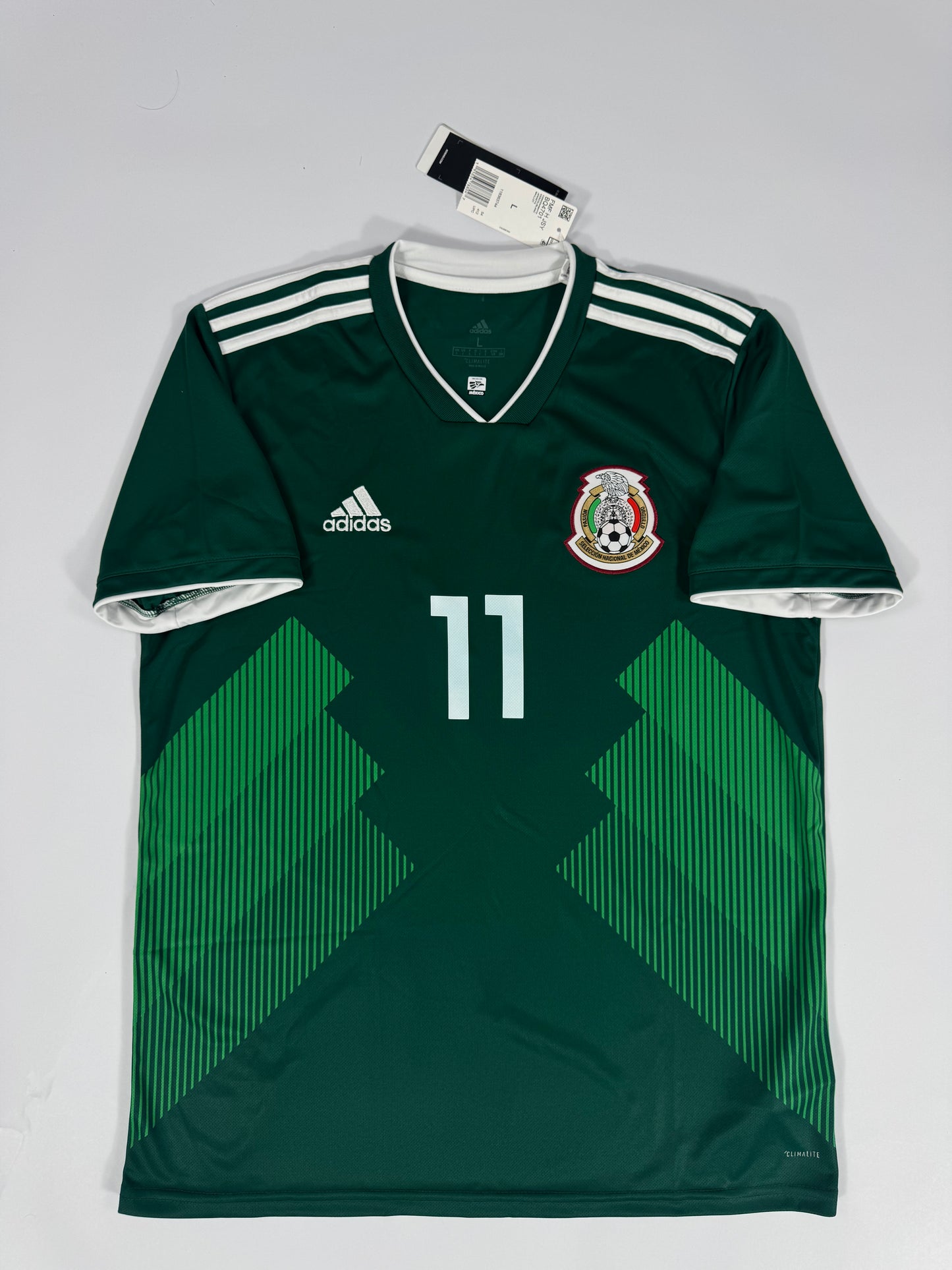 2018 ADIDAS MEXICO HOME JERSEY NEW WITH TAGS CARLOS VELA 11 (L)