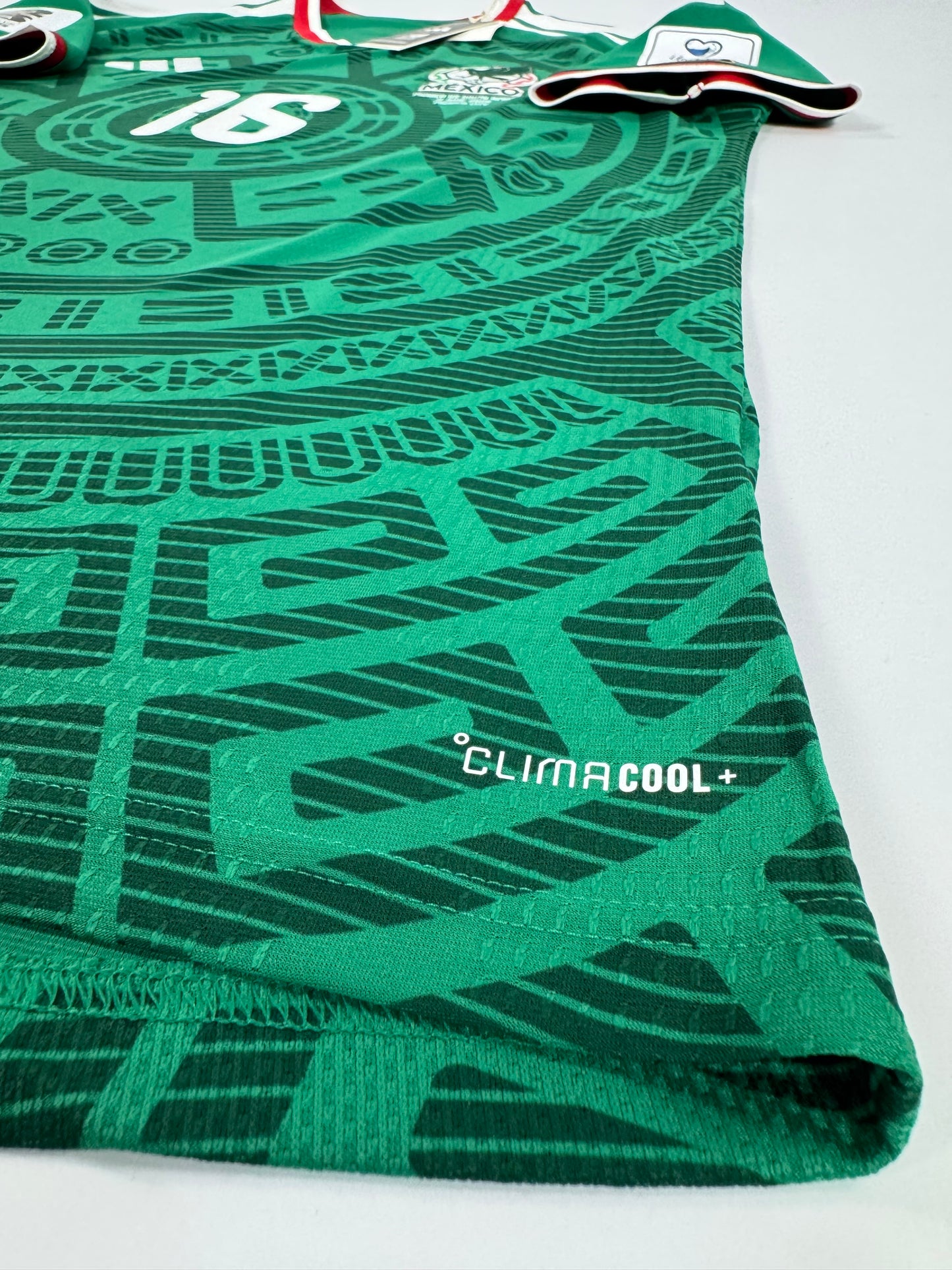 2026 ADIDAS MEXICO HOME JERSEY JULIÁN QUIÑONES 16 AUTHENTIC PLAYER VERSION (L)