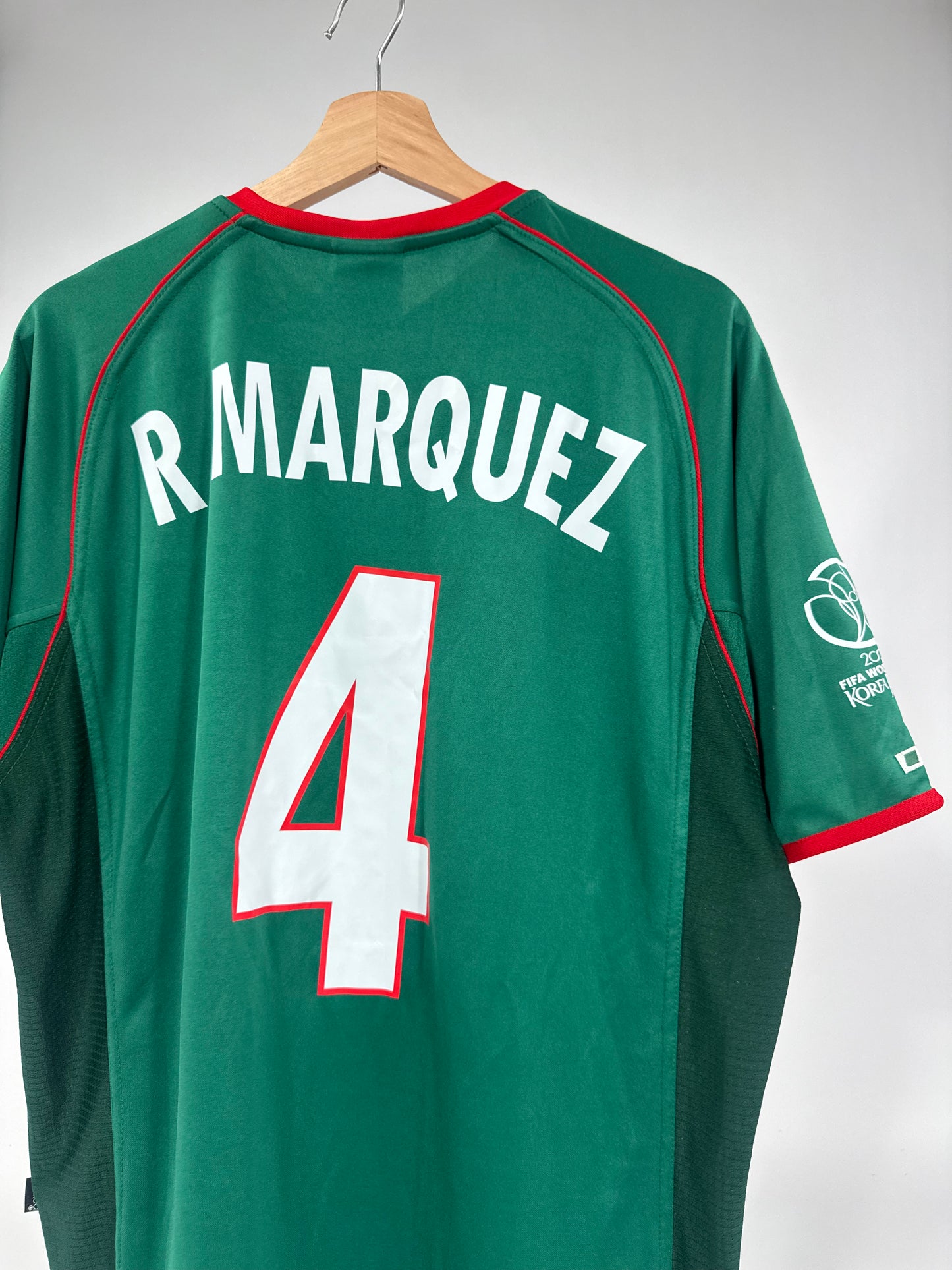 2002 ATLETICA MEXICO HOME JERSEY MARQUEZ 4 (XL)